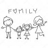 depositphotos 31923003 stock illustration hand drawing cartoon happy family Baita Valtellina